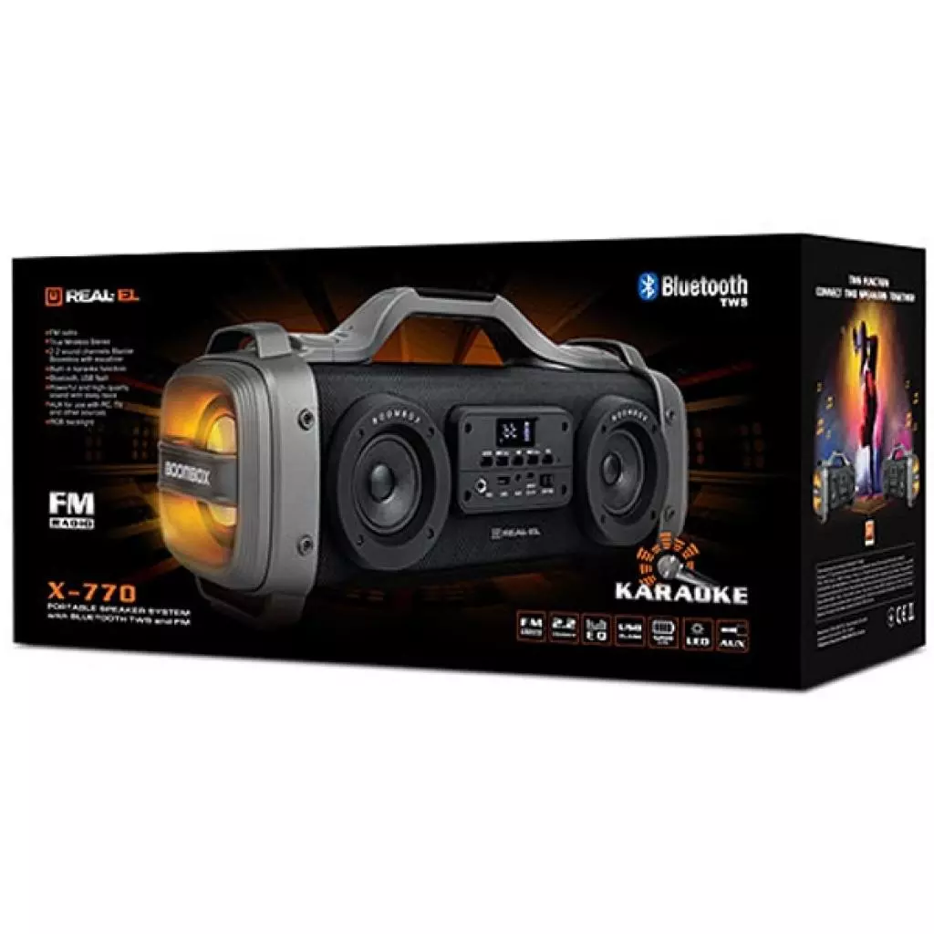 Акустическая система REAL-EL X-770 Black - 5 Акустическая система REAL-EL X-770 Black - 5