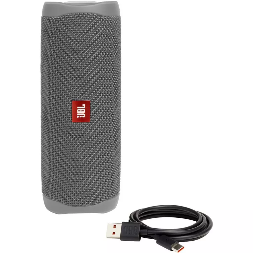 Акустическая система JBL Flip 5 Grey (JBLFLIP5GRY) - 4 Акустическая система JBL Flip 5 Grey (JBLFLIP5GRY) - 4