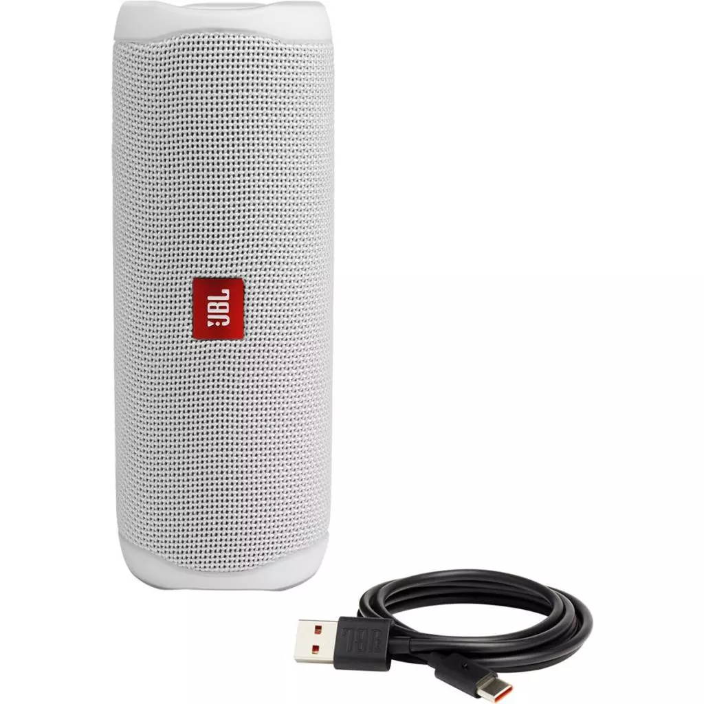 Акустическая система JBL Flip 5 White (JBLFLIP5WHT) - 4 Акустическая система JBL Flip 5 White (JBLFLIP5WHT) - 4