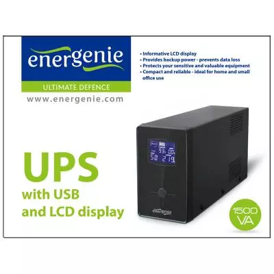 Источник бесперебойного питания EnerGenie EG-UPS-034 1500VA LCD (EG-UPS-034) - 1 Источник бесперебойного питания EnerGenie EG-UPS-034 1500VA LCD (EG-UPS-034) - 1