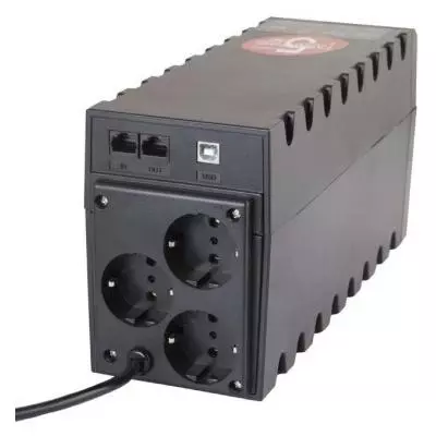 Источник бесперебойного питания Powercom RPT-800AP Schuko - 1 Источник бесперебойного питания Powercom RPT-800AP Schuko - 1