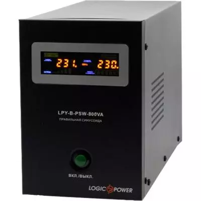 Источник бесперебойного питания LogicPower LPY- B - PSW-800VA+, 5А/10А (4150)