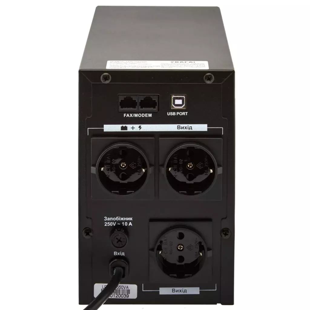 Источник бесперебойного питания LogicPower LPM-UL1100VA (4984) - 1 Источник бесперебойного питания LogicPower LPM-UL1100VA (4984) - 1