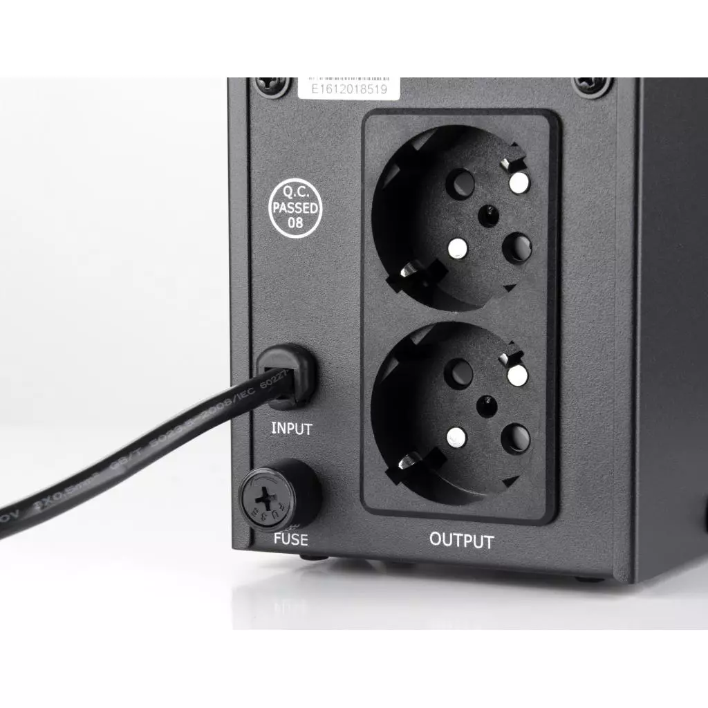 Источник бесперебойного питания Vinga LED 600VA metal case (VPE-600M) - 3