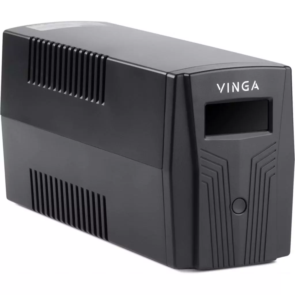 Источник бесперебойного питания Vinga LCD 600VA plastic case (VPC-600P) - 1