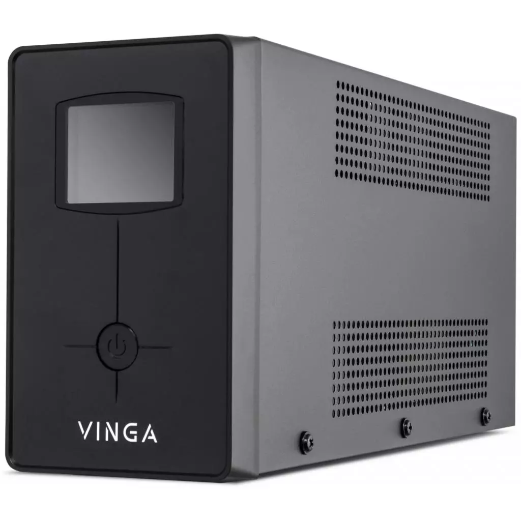 Источник бесперебойного питания Vinga LCD 600VA metal case (VPC-600M) - 7