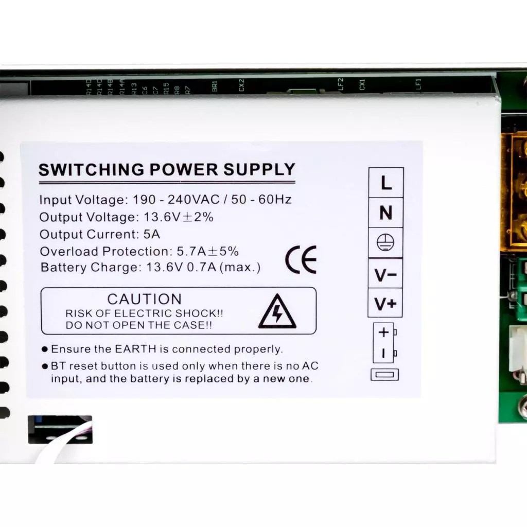 Источник бесперебойного питания Greenvision GV-002-UPS-A-1201-5A (5457) - 3 Источник бесперебойного питания Greenvision GV-002-UPS-A-1201-5A (5457) - 3