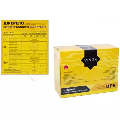 Источник бесперебойного питания Vinga LCD 1500VA plastic case (VPC-1500P) - 3 Источник бесперебойного питания Vinga LCD 1500VA plastic case (VPC-1500P) - 3
