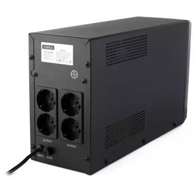 Источник бесперебойного питания Vinga LED 2000VA metall case (VPE-2000M) - 9 Источник бесперебойного питания Vinga LED 2000VA metall case (VPE-2000M) - 9