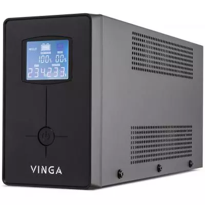 Источник бесперебойного питания Vinga LED 2000VA metall case (VPE-2000M)