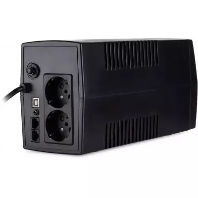 Источник бесперебойного питания Vinga LED 600VA plastic case with USB (VPE-600PU) - 4