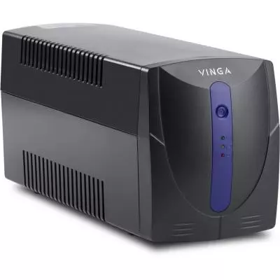 Источник бесперебойного питания Vinga LED 800VA plastic case with USB (VPE-800PU) - 1