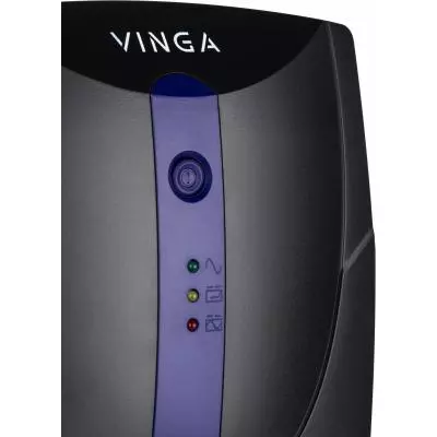 Источник бесперебойного питания Vinga LED 800VA plastic case with USB (VPE-800PU) - 2