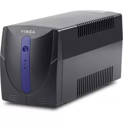 Источник бесперебойного питания Vinga LED 800VA plastic case with USB (VPE-800PU) - 7
