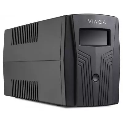 Источник бесперебойного питания Vinga LCD 800VA plastic case with USB (VPC-800PU) - 6