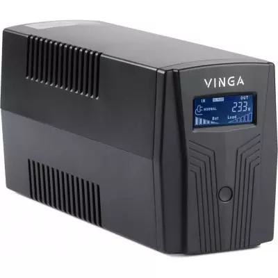 Источник бесперебойного питания Vinga LCD 1200VA plastic case with USB (VPC-1200PU) - 1 Источник бесперебойного питания Vinga LCD 1200VA plastic case with USB (VPC-1200PU) - 1