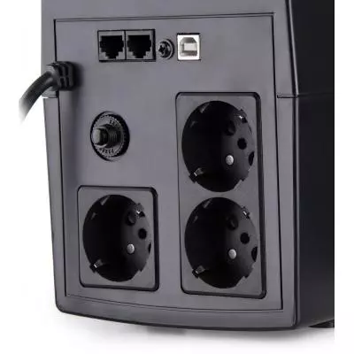Источник бесперебойного питания Vinga LED 1500VA plastic case with USB (VPE-1500PU) - 8 Источник бесперебойного питания Vinga LED 1500VA plastic case with USB (VPE-1500PU) - 8