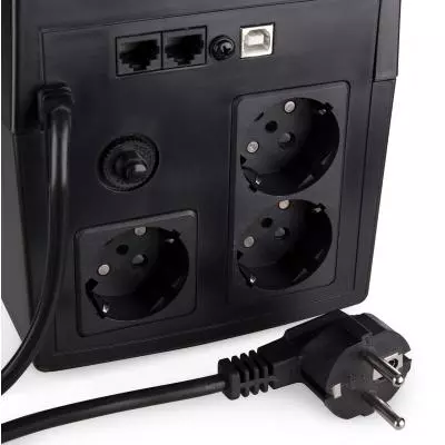Источник бесперебойного питания Vinga LED 1500VA plastic case with USB (VPE-1500PU) - 10 Источник бесперебойного питания Vinga LED 1500VA plastic case with USB (VPE-1500PU) - 10