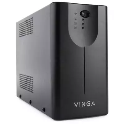 Источник бесперебойного питания Vinga LED 800VA metal case with USB (VPE-800MU) - 6
