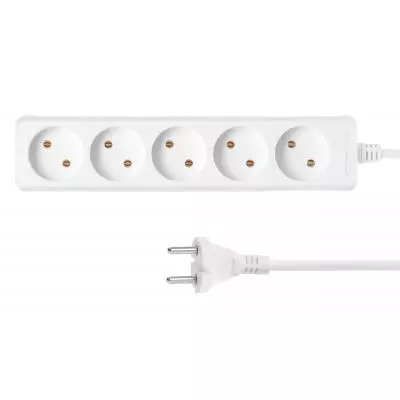 Сетевой удлинитель 2E 5 розеток, 3м (2E-U05M3) - 1