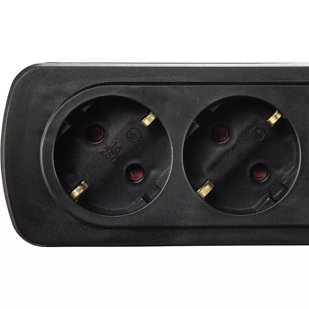 Сетевой удлинитель Hama 3 розетки, black (00137268) - 2