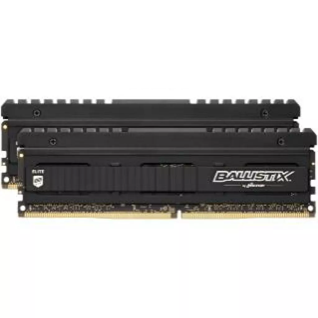 Модуль памяти для компьютера DDR4 16GB (2x8GB) 3600 MHz Ballistix Elite Black Micron (BLE2K8G4D36BEEAK)