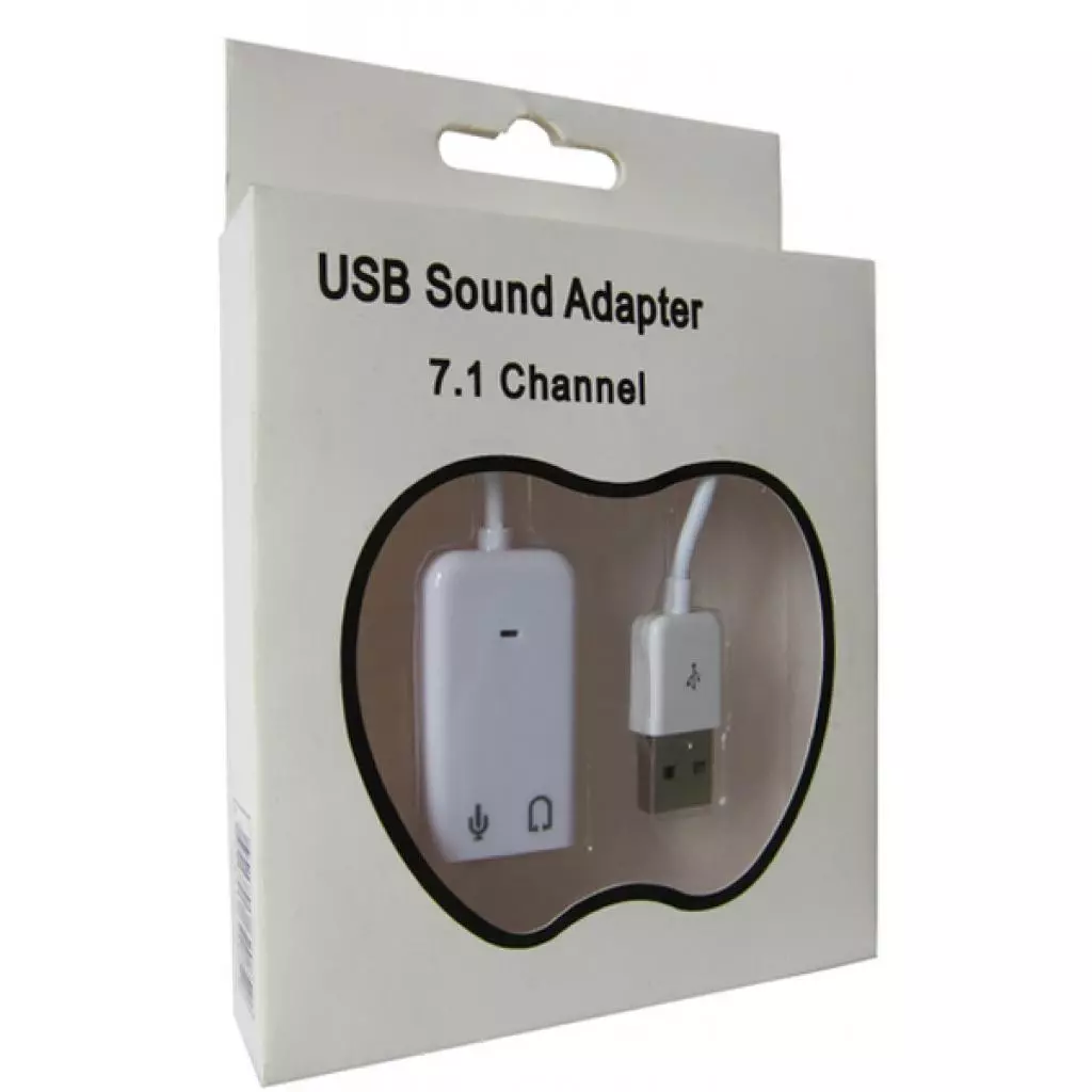 Звуковая плата Dynamode USB 8(7.1) каналов 3D RTL (USB-SOUND7-WHITE) - 2 Звуковая плата Dynamode USB 8(7.1) каналов 3D RTL (USB-SOUND7-WHITE) - 2