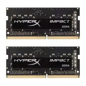 Модуль памяти для ноутбука SoDIMM DDR4 16GB (2x8GB) 2400 MHz HyperX Impact Kingston Fury (ex.HyperX) (HX424S14IB2K2/16)