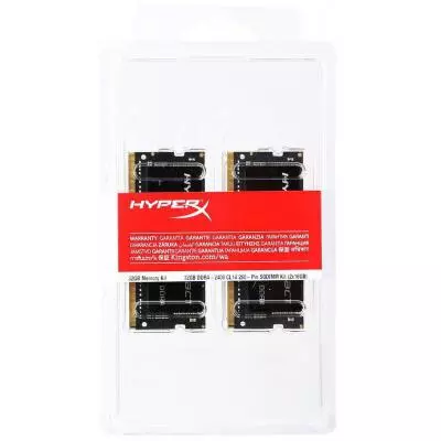 Модуль памяти для ноутбука SoDIMM DDR4 32GB (2x16GB) 2400 MHz HyperX Impact Kingston Fury (ex.HyperX) (HX424S14IBK2/32) - 1 Модуль памяти для ноутбука SoDIMM DDR4 32GB (2x16GB) 2400 MHz HyperX Impact Kingston Fury (ex.HyperX) (HX424S14IBK2/32) - 1
