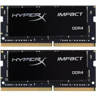 Модуль памяти для ноутбука SoDIMM DDR4 32GB (2x16GB) 2400 MHz HyperX Impact Kingston Fury (ex.HyperX) (HX424S14IBK2/32)