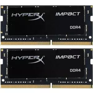Модуль памяти для ноутбука SoDIMM DDR4 32GB (2x16GB) 2400 MHz HyperX Impact Kingston Fury (ex.HyperX) (HX424S14IBK2/32)