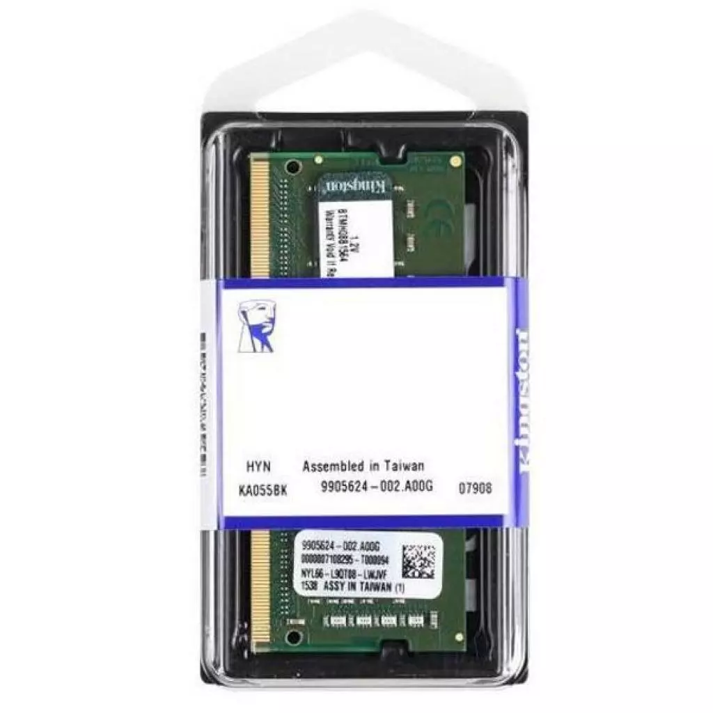 Модуль памяти для ноутбука SoDIMM DDR4 8GB 2666 MHz Kingston (KCP426SS8/8) - 1 Модуль памяти для ноутбука SoDIMM DDR4 8GB 2666 MHz Kingston (KCP426SS8/8) - 1