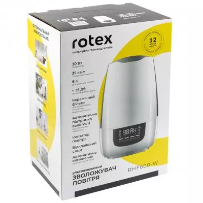 Увлажнитель воздуха Rotex RHF600-W - 5 Увлажнитель воздуха Rotex RHF600-W - 5