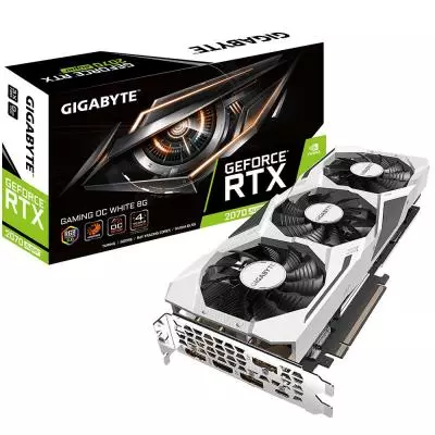 Видеокарта GIGABYTE GeForce RTX2070 SUPER 8192Mb GAMING OC WHITE (GV-N207SGAMINGOC WHITE-8GD)