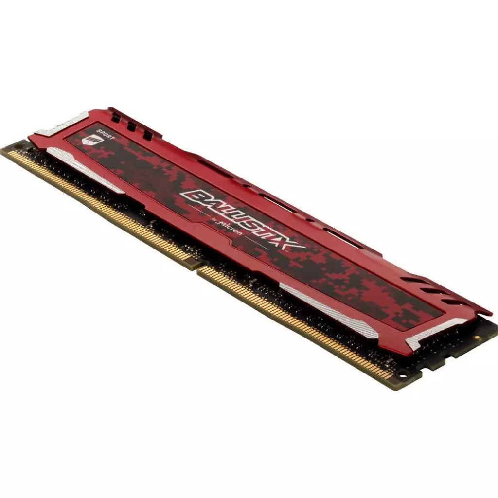 Модуль памяти для компьютера DDR4 16GB (2x8GB) 3200 MHz Ballistix Sport Red Micron (BLS2K8G4D32AESEK) - 3 Модуль памяти для компьютера DDR4 16GB (2x8GB) 3200 MHz Ballistix Sport Red Micron (BLS2K8G4D32AESEK) - 3