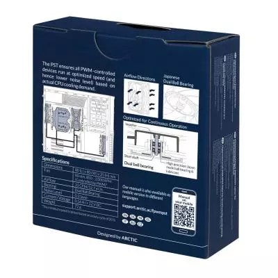 Кулер для корпуса Arctic F8 PWM CO (AFACO-080PC-GBA01) - 5