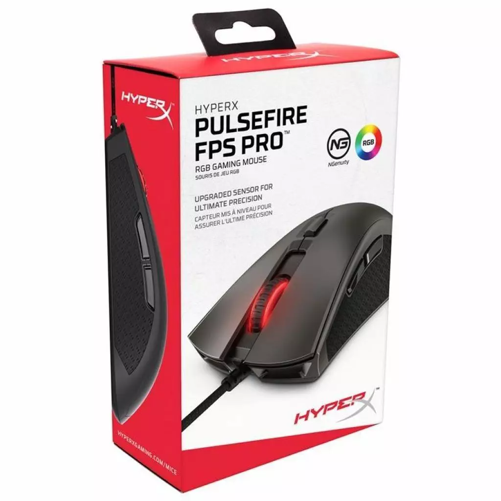 Мышка HyperX Pulsefire FPS Pro RGB Gaming (HX-MC003B) - 6 Мышка HyperX Pulsefire FPS Pro RGB Gaming (HX-MC003B) - 6