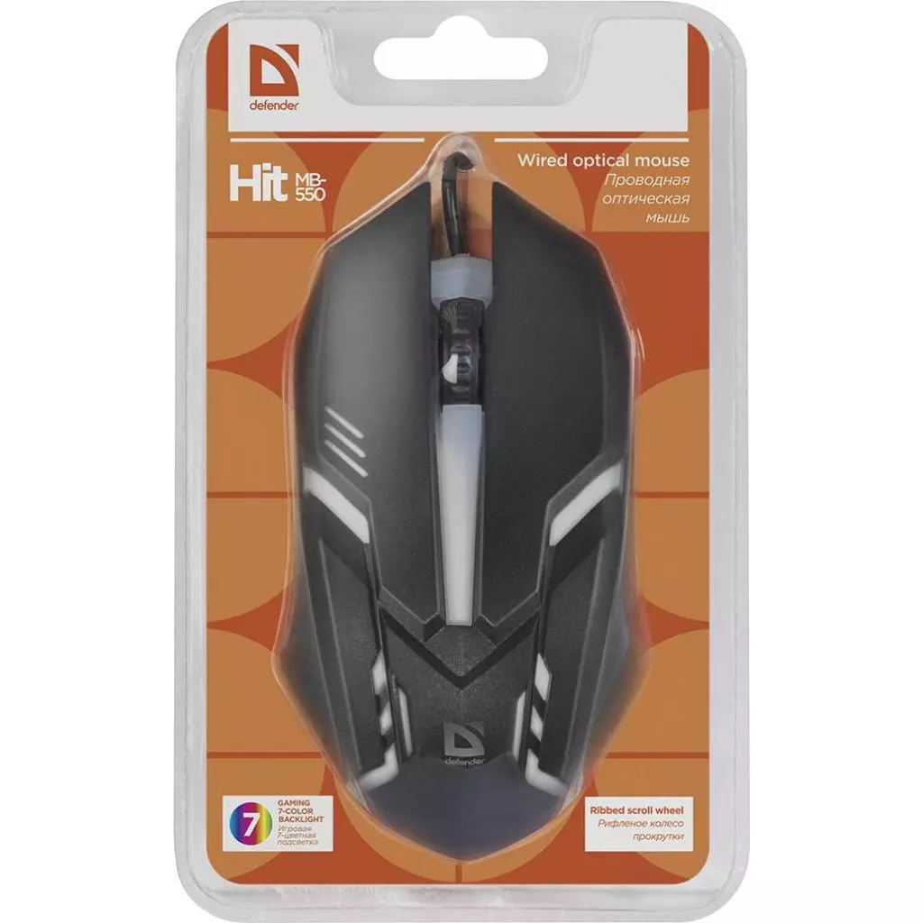 Мышка Defender Hit MB-550 Black (52550) - 5 Мышка Defender Hit MB-550 Black (52550) - 5
