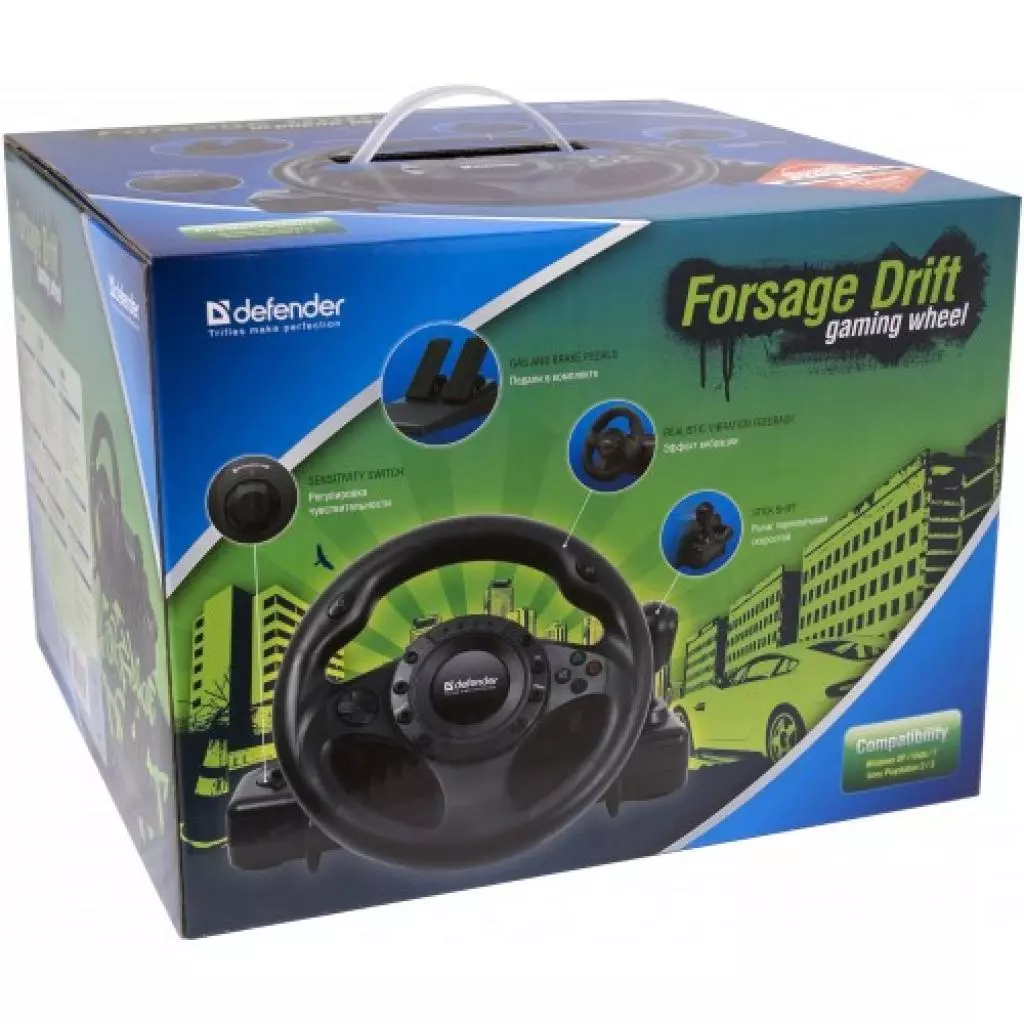 Руль Defender Forsage Drift GT (64370) - 3