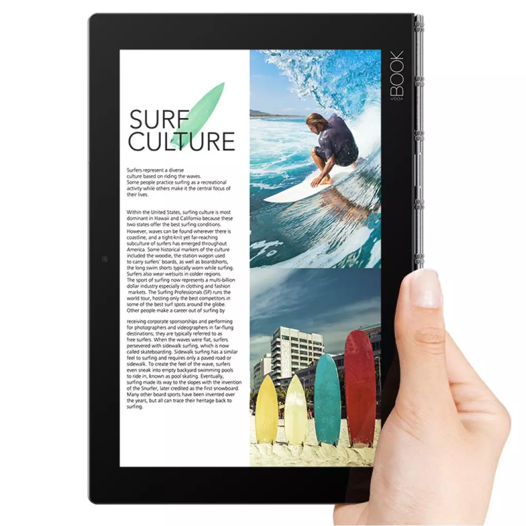 Планшет Lenovo Yoga Book X91F 10" 4/64GB WiFi Windows Pro (ZA150018UA) - 9