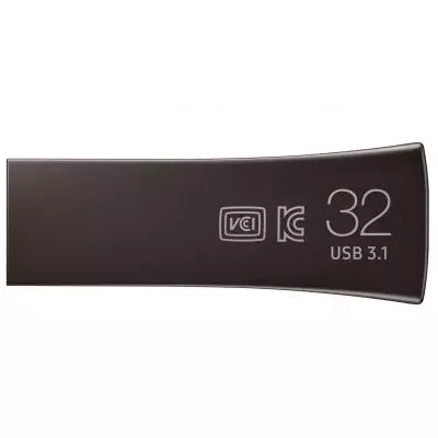 USB флеш накопитель Samsung 32GB Bar Plus Black USB 3.1 (MUF-32BE4/APC) - 1