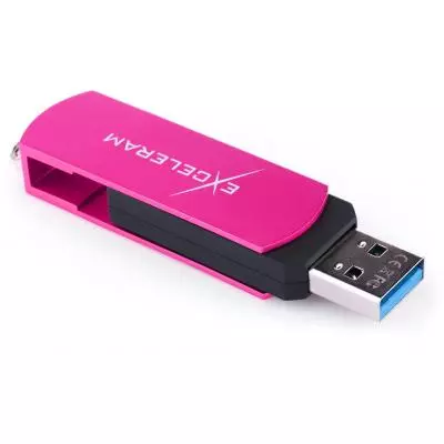 USB флеш накопитель eXceleram 64GB P2 Series Rose/Black USB 3.1 Gen 1 (EXP2U3ROB64) - 4