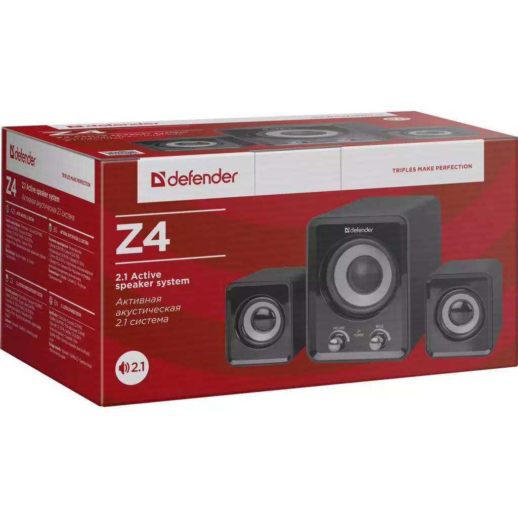 Акустическая система Defender Z4 11W USB black (65508) - 2 Акустическая система Defender Z4 11W USB black (65508) - 2