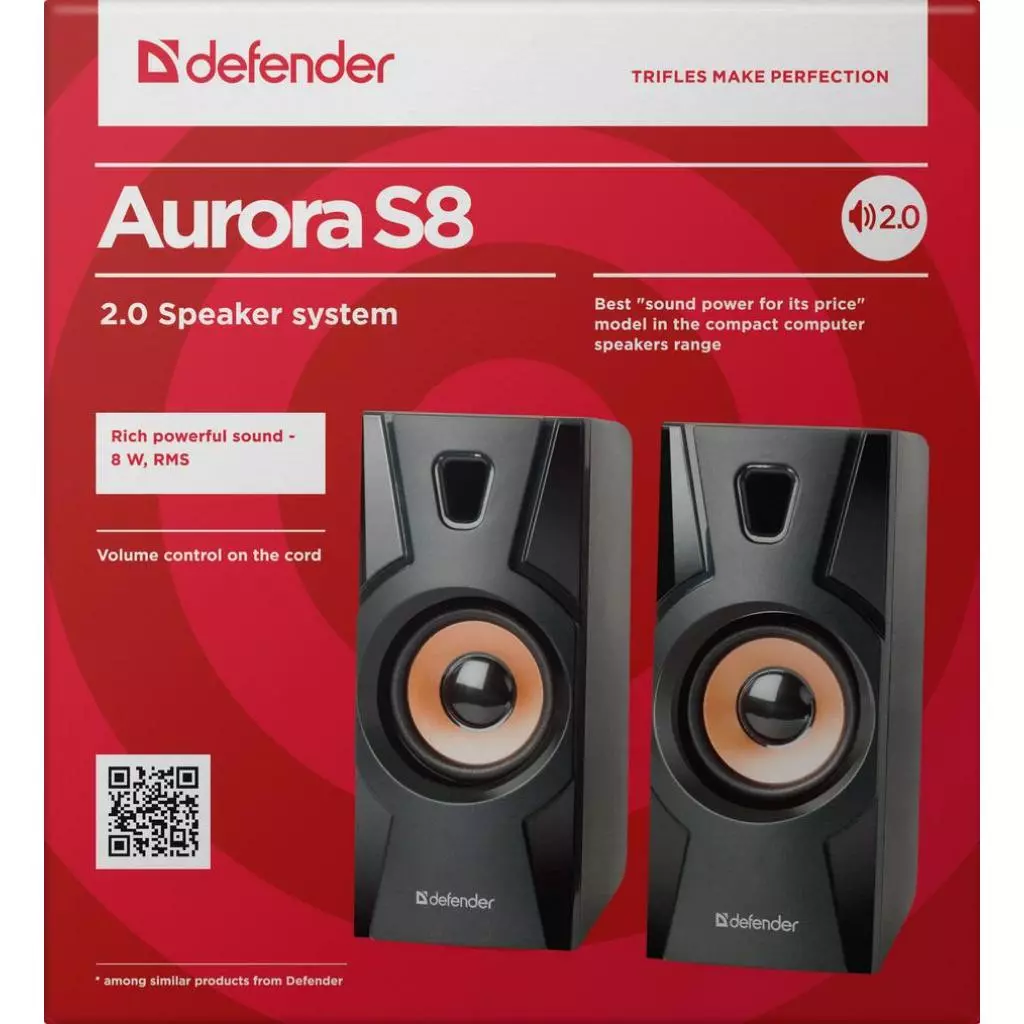 Акустическая система Defender Aurora S8 Black (65408) - 1 Акустическая система Defender Aurora S8 Black (65408) - 1