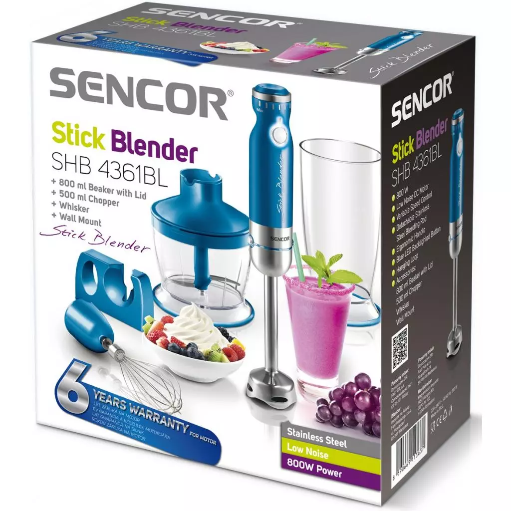 Блендер Sencor SHB 4361 BL (SHB4361BL) - 1 Блендер Sencor SHB 4361 BL (SHB4361BL) - 1