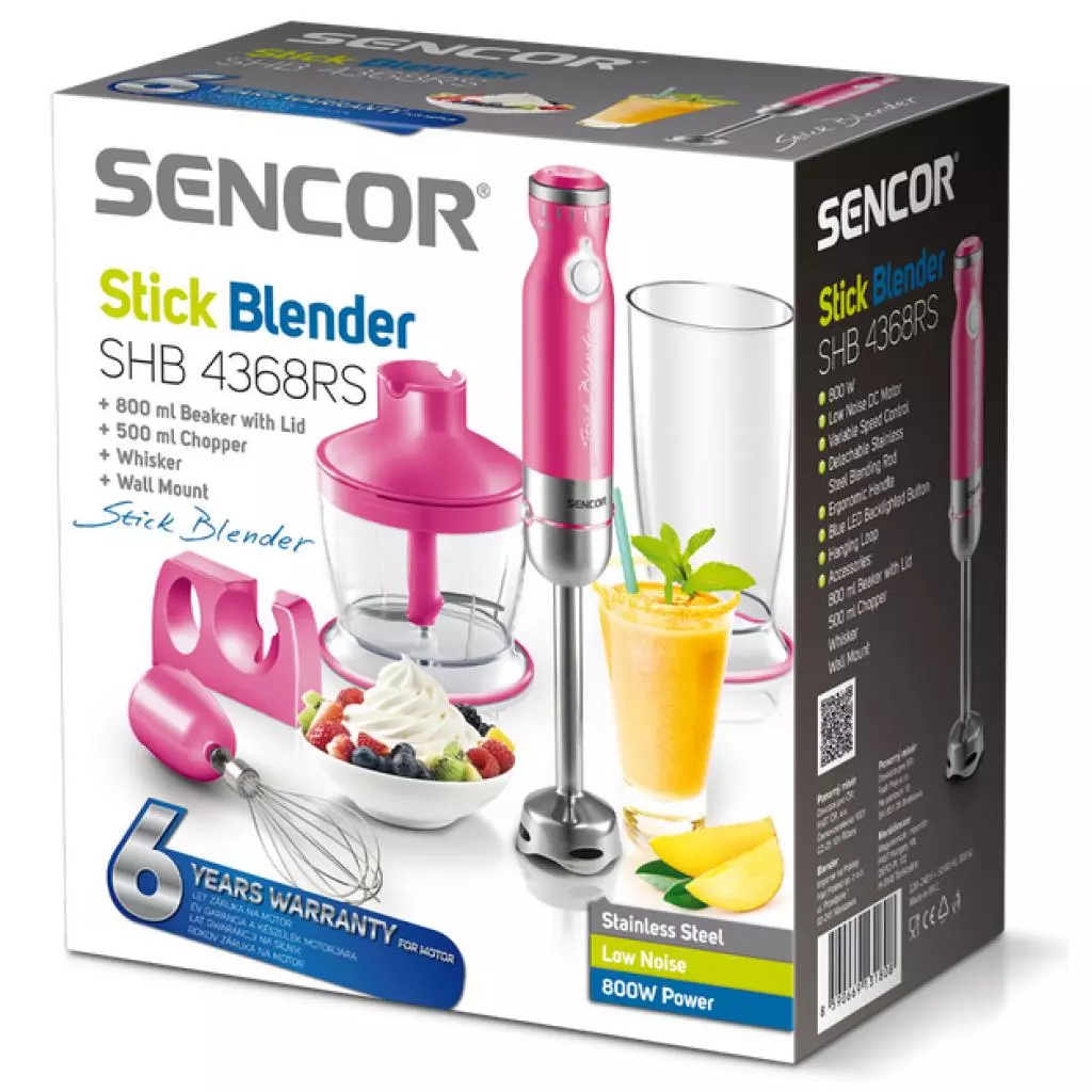 Блендер Sencor SHB 4368 RS (SHB4368RS) - 1 Блендер Sencor SHB 4368 RS (SHB4368RS) - 1