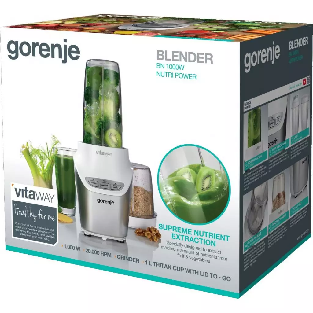 Блендер Gorenje BN1000WVITAWAY - 4