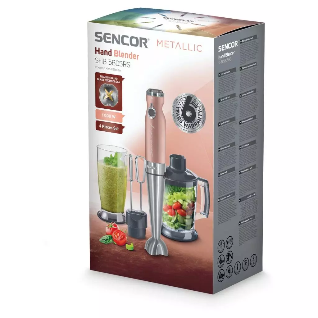 Блендер Sencor SHB5605RS - 8 Блендер Sencor SHB5605RS - 8