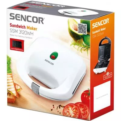 Сэндвичница Sencor SSM3120WH - 6 Сэндвичница Sencor SSM3120WH - 6