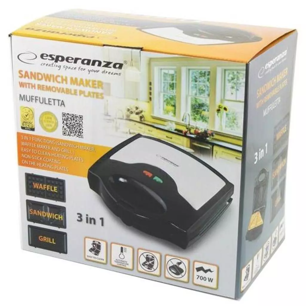 Сэндвичница Esperanza EKT005 - 5 Сэндвичница Esperanza EKT005 - 5